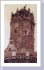 Der durch Kriegeinwirkungen beschädigte Runde Turm 1945