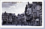 Der Markt, Ansichtskarte aus der Franzosenbesatzung 1924